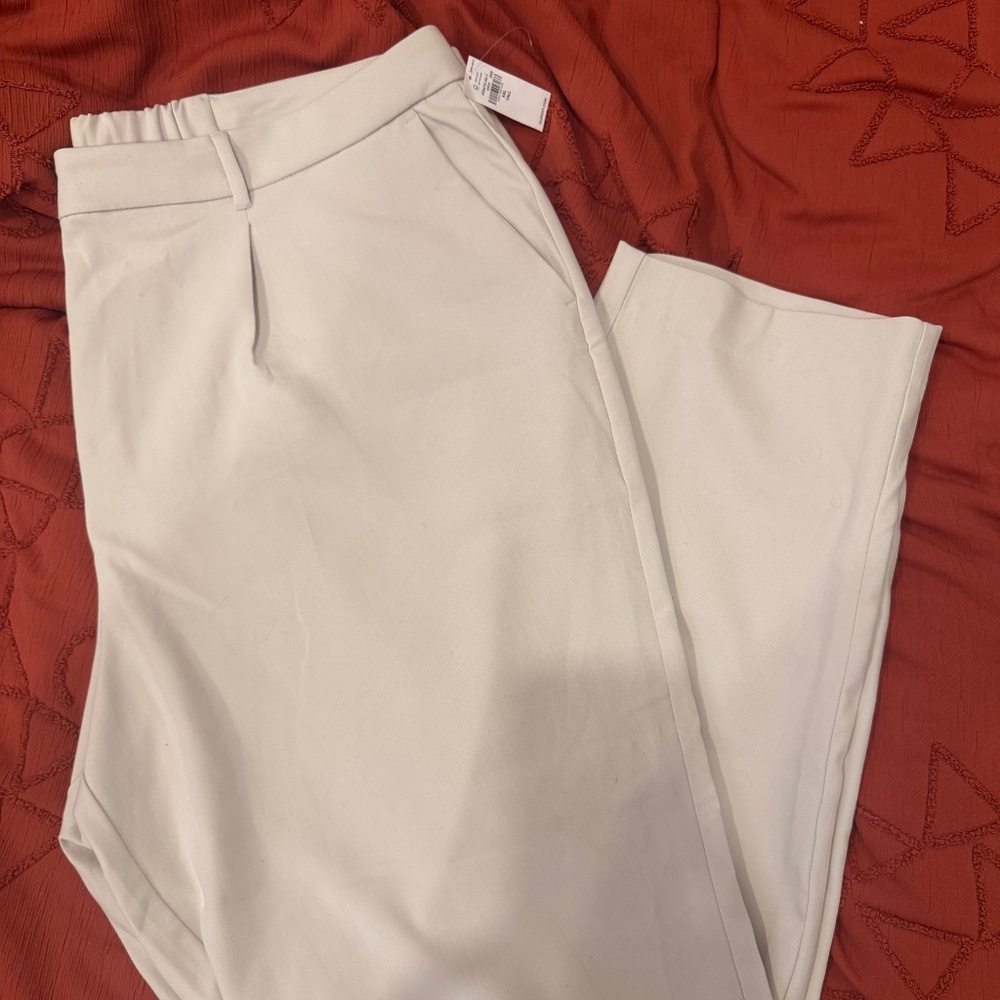 Extra High-Waisted Relaxed Slim Taylor Pants XXL Tall | Silver Gray